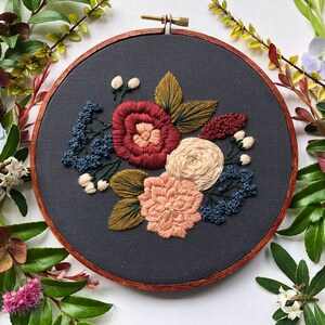 Beginner Embroidery Kit Embroidery Hoop Art Modern Embroidery Kit Embroidery Hoop Art image 6