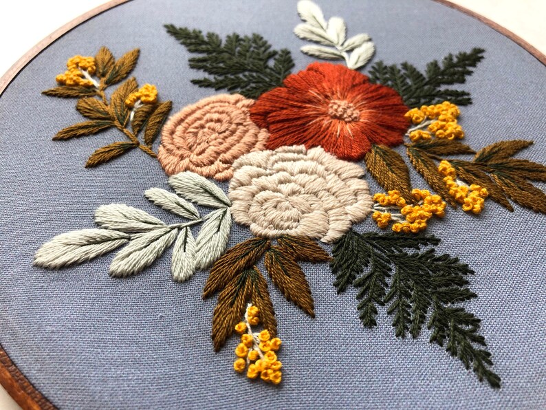 Embroidery Kit Beginner Embroidery Hoop Art Hand Embroidery Etsy