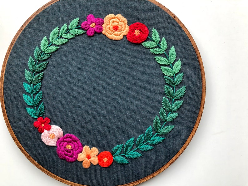 Beginner Embroidery Kit Embroidery Design Hoop Art Etsy