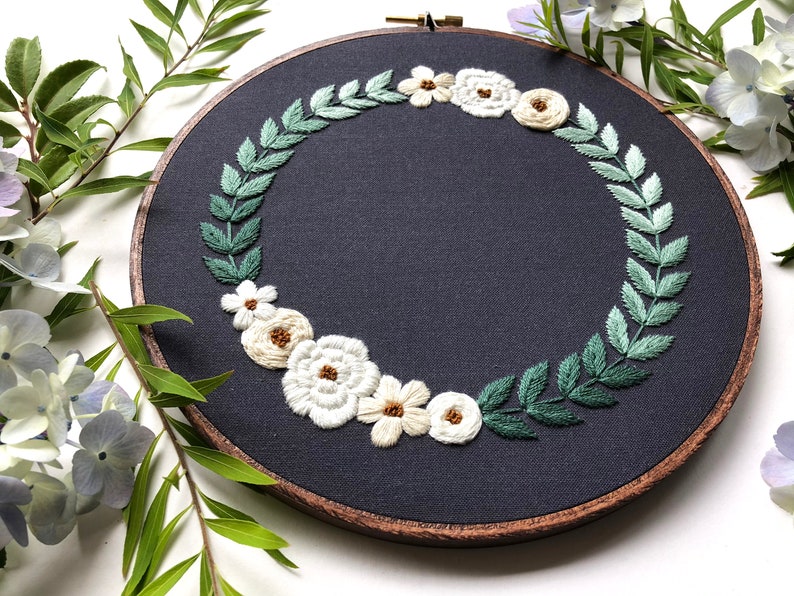 Beginner Embroidery Kit Embroidery Design Hoop Art Etsy