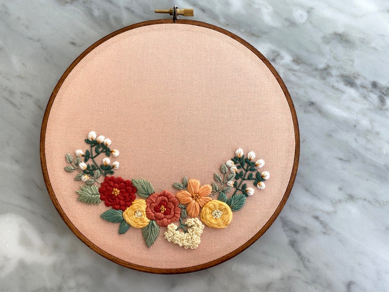 Embroidery Hoop Art Beginner Embroidery Kit Gift for Women Etsy