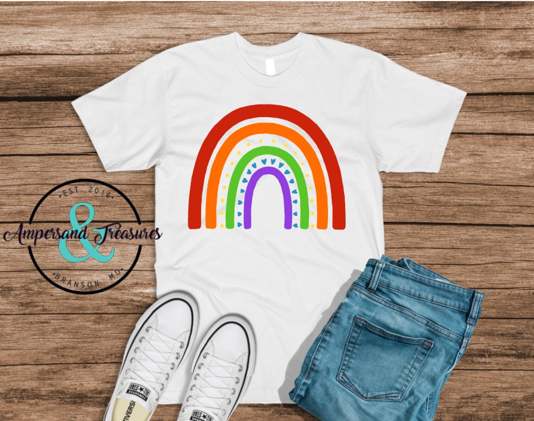 Boho Rainbow Clipart Bundle, SVG PNG Digital Downloads - Etsy