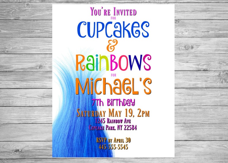 smurf baby shower invitations