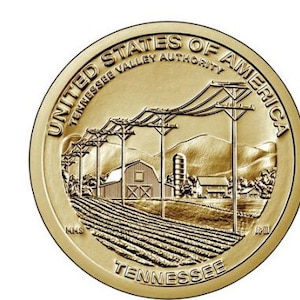 2-Coin Set Tennessee 2022 American Innovation One Dollar Coin   from Tennessee  ( P & D Mint) Brand new, in mint condition,