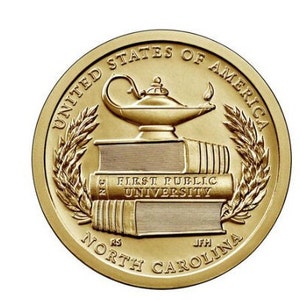 2-Coin Set North Carolina  2021 American Innovation North Carolina 2 Dollar Coin Set, Higher Education
