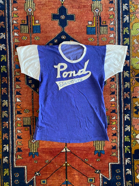 Vintage 1950s Durene sports tee | 50s little leagu