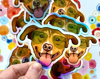 Holographic Henry Sticker