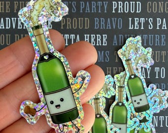 Sparkling Champagne Sticker