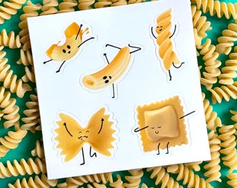 Pasta Party Sticker Sheet (4x4 in.)