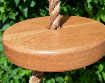 Garden Swing, Button Swing, Rope Swing, Round Swing, Solid Oak Button Swing, Solid Oak Rope Swing, Solid Oak Round Swing, Tree Swing