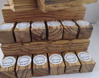 40 Holy Land Olive Wood Pen Blanks – Bethlehem Woodturning Material