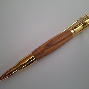 Handmade pen handcrafted from Bethlehem Olive wood  Ballpoint ( choose your pen )