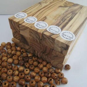 8 ~Premium Quality~Bethlehem Olive Wood Pen Turning Blanks + 60 Olivewood Beads