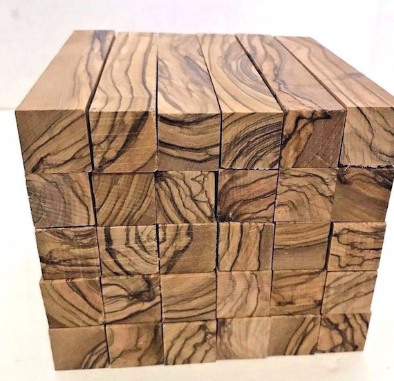 Bethlehem Figured Olive Wood Pen Blanks – Holy Land Woodturning Material