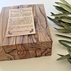 5 ( premium quality ) Bethlehem Olive Wood Pen turning Blanks,  Holy land
