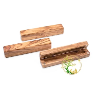 Bethlehem Olive Wood Pen Box / Case