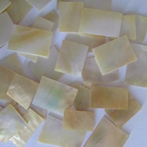 1 oz  ~ Premium Quality~Australian GOLD Mother Of Pearl /MOP Inlay Blanks. shell  .06&quot; thickness, Polished.For Guitar Inlay