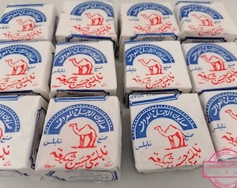 Lot of 150 Original Al Jamal Soap Bars . Made of virgin Olive Oil Traditional 130g to 150g, Aljamal Nablus