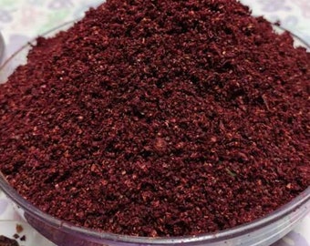 Organic Ground Sumac Quality Grade A From Jerusalem Holy Land Spice, Sumak Hand Made