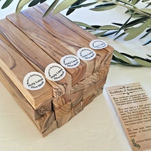 20 PREMIUM QUALITY ~ Bethlehem/ Holy Land FIGURED Olive Wood Pen turning Blanks
