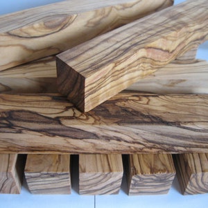 10 Bethlehem Olive Wood Pen Turning Blanks~ 7/8" X 7/8" X 5.25"