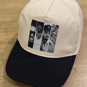 R&B Tour Embellished Baseball Cap - Black & Beige LA girl through and through ? Had to glam up my Los Angeles  main image 2