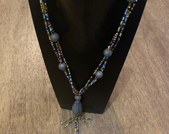 Seed Mixed Bead Necklace