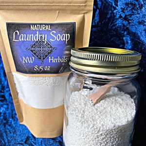 Laundry Soap All Natural, Dye Free, Scented with essential oil you choose, great for sensitive skin, better for the environment