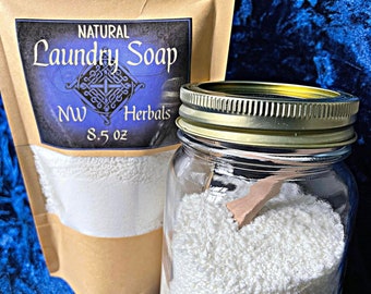 Laundry Soap All Natural, Dye Free, Scented with essential oil you choose, great for sensitive skin, better for the environment