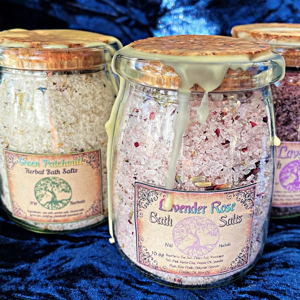Herbal Bath Salts Etsy