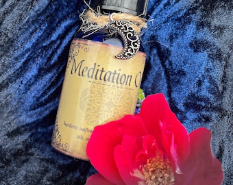 Huile de méditation, encens, parfum, huiles sacrées d'onction, odeur absolument magnifique, parfums, résine d'encens rose, une demi-once
