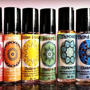 Chakra Oils Full Set