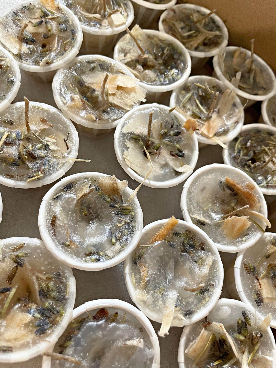 Herbal Fire Starters, 1/2 Oz. Fire Starters With Hemp Wicks, Dried