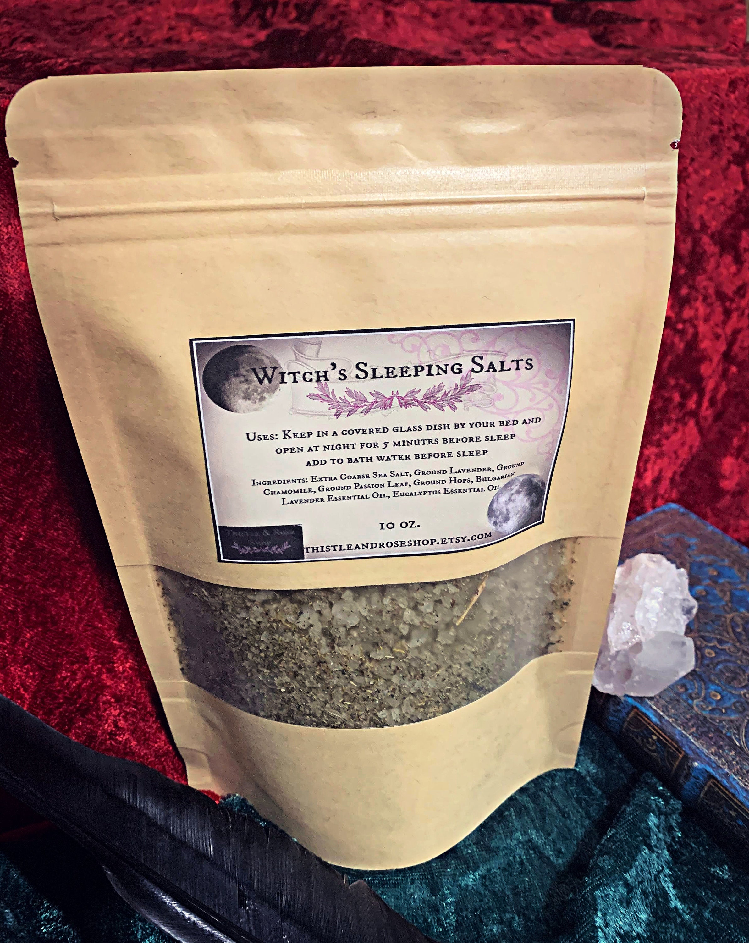 Witch's Sleeping Salts / Bath Salt Smelling Salt Relax Etsy