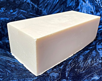 All Natural Coconut Oil Soap, Pure Soap made for home cleaning, Unscented, No dyes, Many uses, Full loaf 2.5 lbs