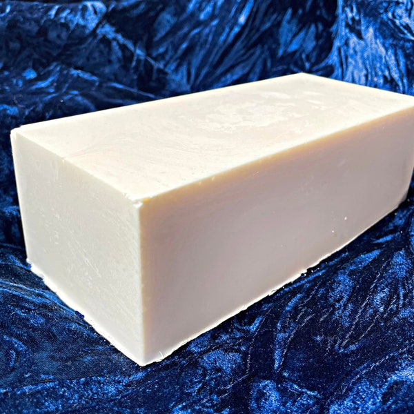 All Natural Coconut Oil Soap, Pure Soap made for home cleaning, Unscented, No dyes, Many uses, Full loaf 2.5 lbs