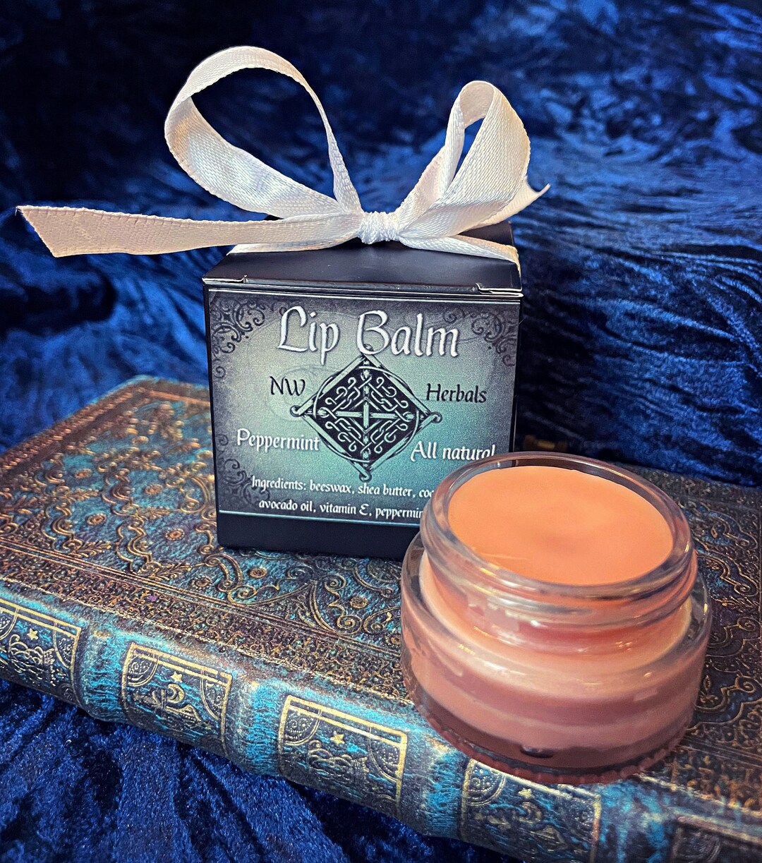 Natural Lip Balm Pink Tinted Lip Balm Moisturizing Lip Care Etsy