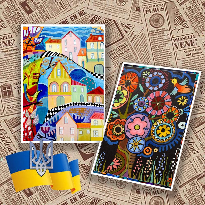 pray for Ukraine ukrainian downloads painting download freedom Ukraine flowers posters postcards shops of Ukraine Ukrainian artist digital image 3