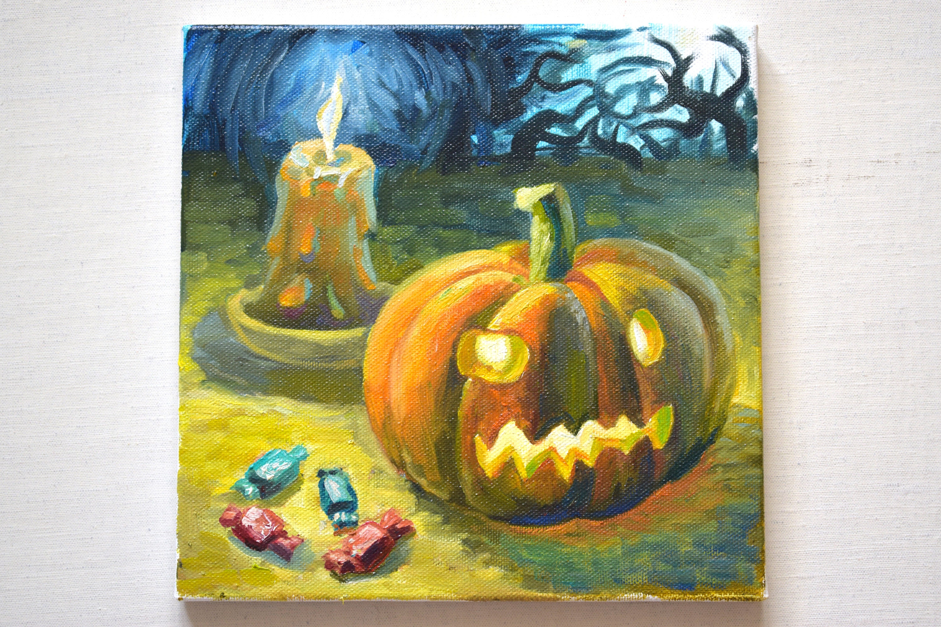 油絵 油彩 油彩画 絵 絵画 絵【ハロウィン】 油絵 油彩 油彩画 絵 絵画 絵【ハロウィン】