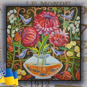 ukrainian artist ukrainian shop bouquet instant download chrysanthemum download bouquet digital chrysanthemum digital painting digital