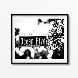 Coastal print, ocean vacation sign Beach house décor condo  nautical wall art topical print coastal seaside wall decor vacation