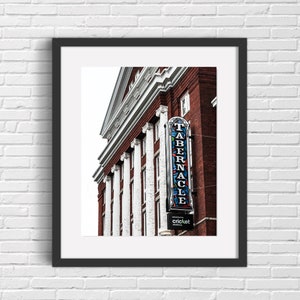 Tabernacle music venue Atlanta Georgia Atlanta color print Atlanta photography print Atlanta Art