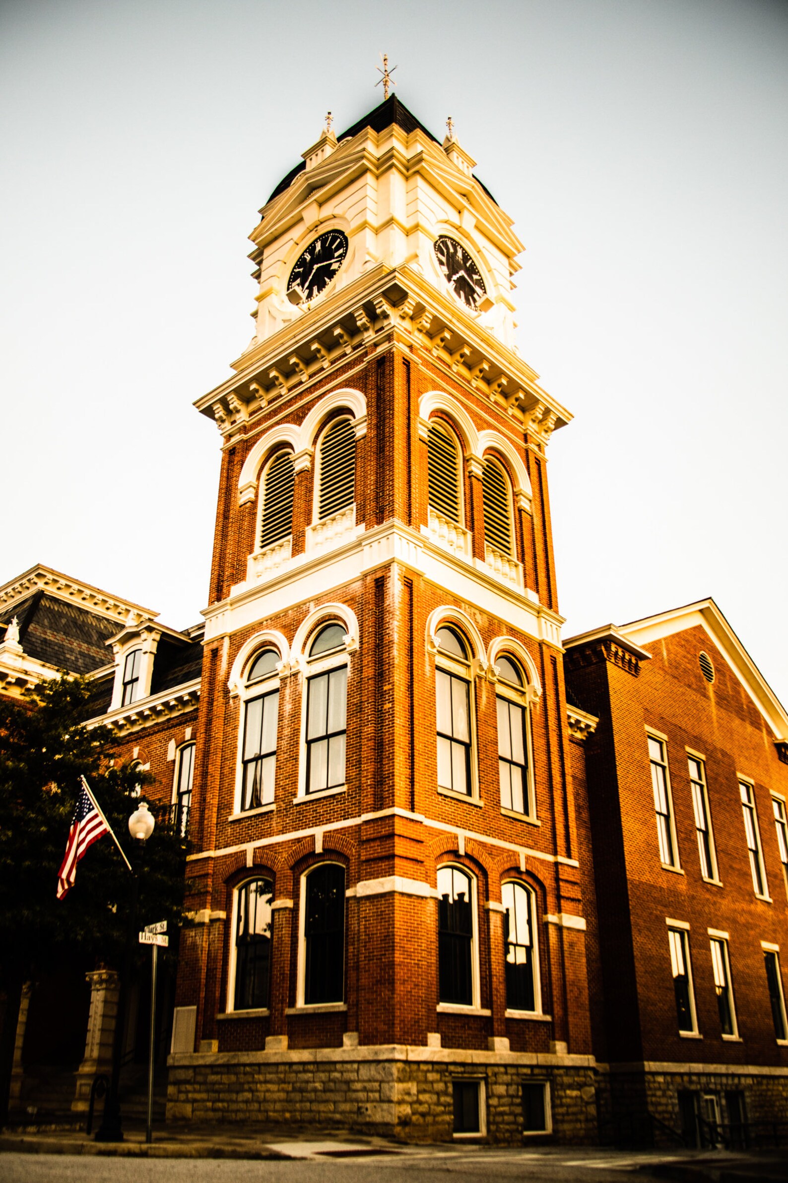 Mystic Falls Clock Tower Vampire Diaries Covington Ga Movie Etsy