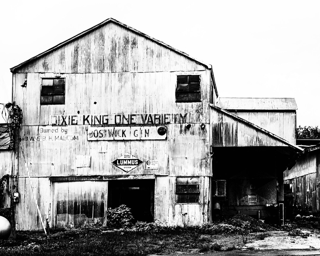 Bostwick Ga Cotton Gin Southern Rural Historical Etsy