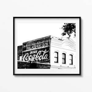 Palace Saloon bar Fernandina Beach Florida Amelia Island beach bar Florida historic bar black and white Florida print mancave dad gifts