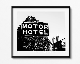 Clermont Hotel Photography | Vintage Atlanta Motor Hotel Art