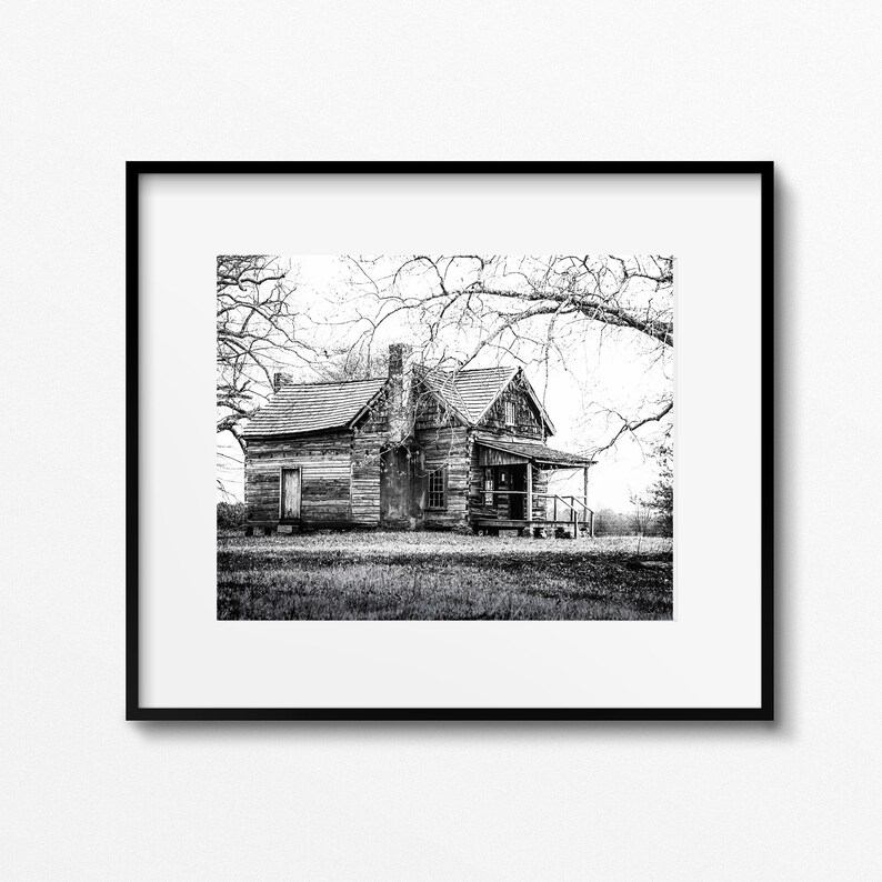Black and White Photography Print Rustic Wall Decor Modern Etsy