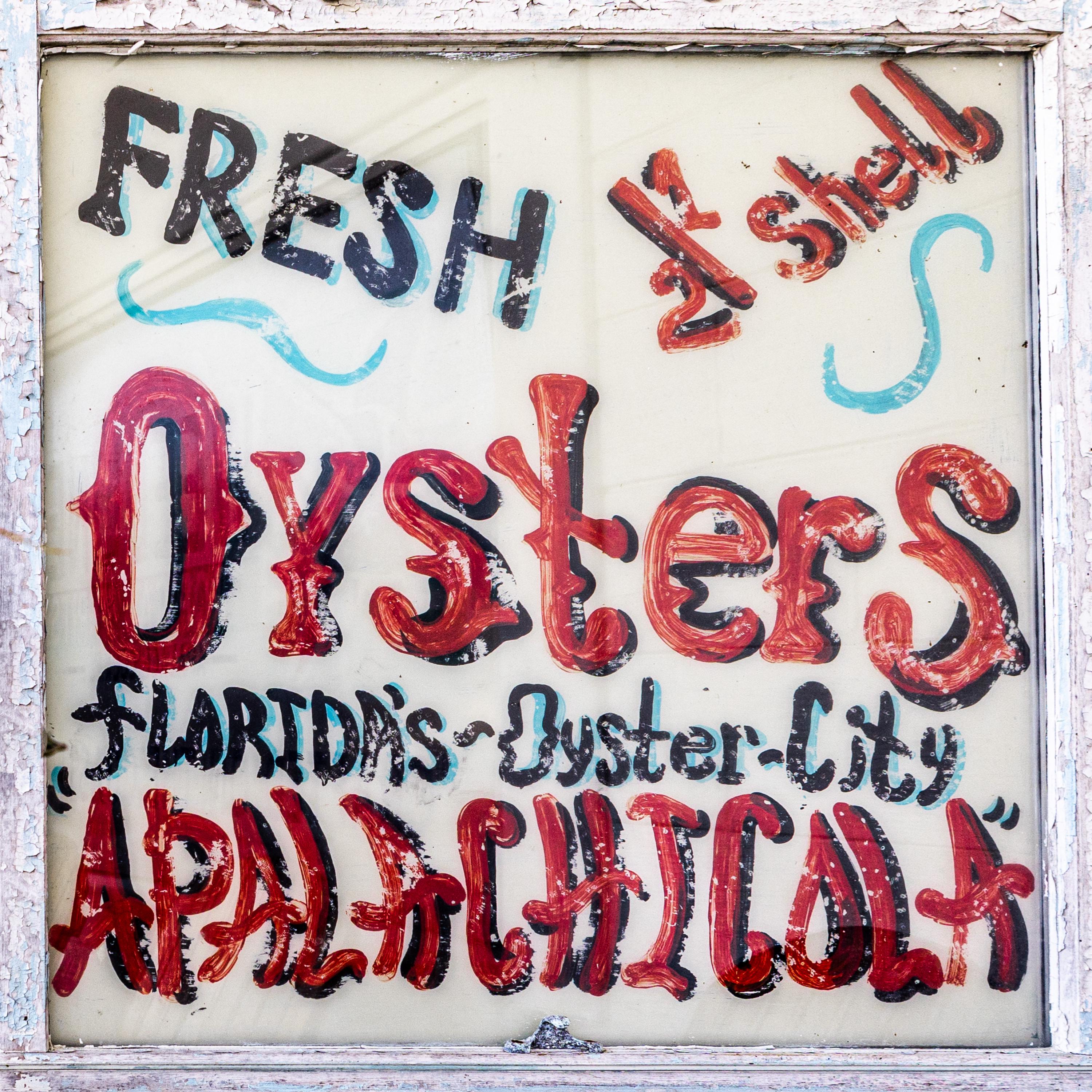 coastal wall art Apalachicola Florida print florida wall art foodie gift oyster bar kitchen decor beach print vintage florida
