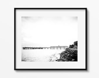 St Simons Island pier SSI Pier  nautical wall art