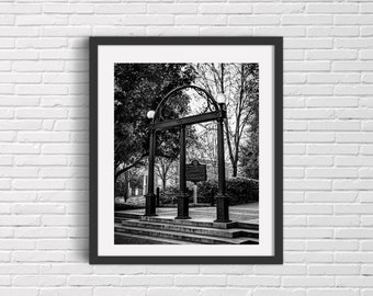 Arches Athens Georgia print university print Georgia graduation gift Georgia sports Athens football gift for graduate Athens Georgia arch